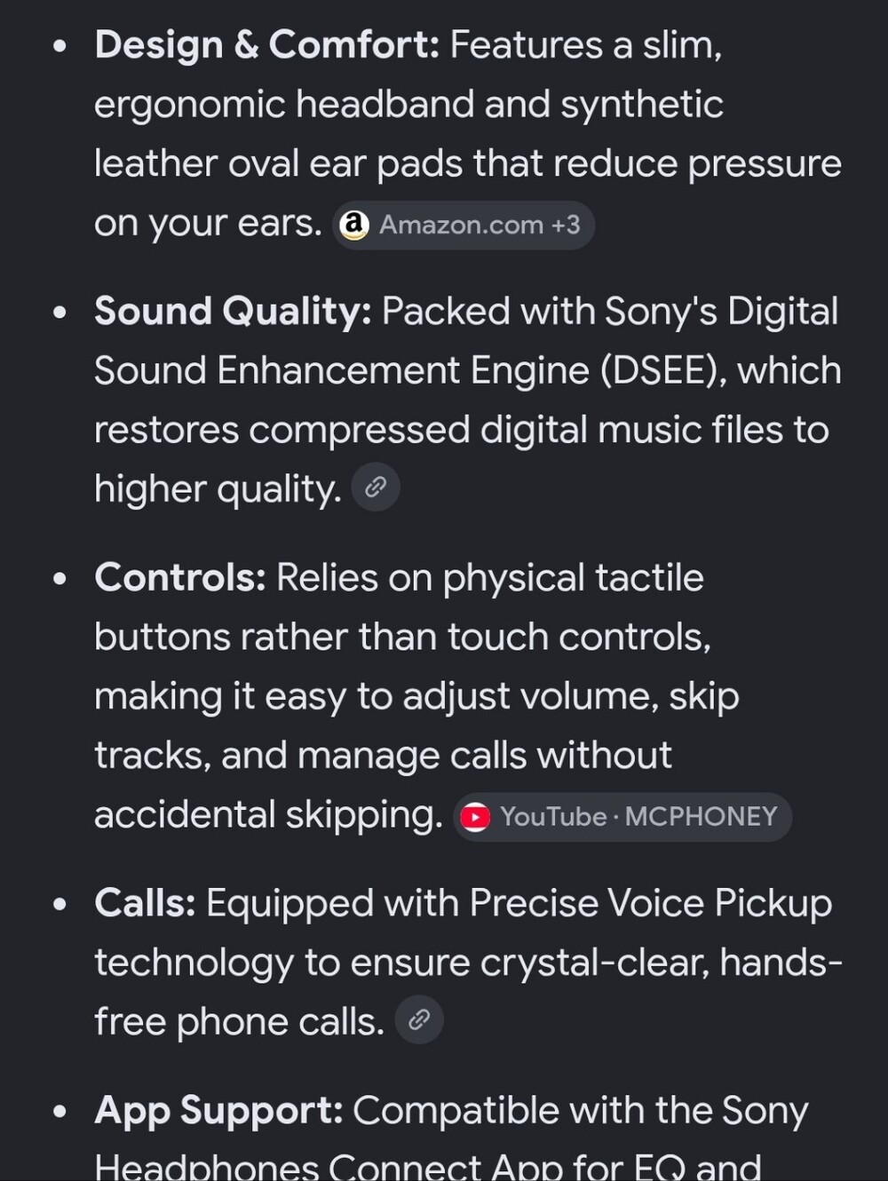 SONY Black Over-Ear Wired Headphones - Picture 13 of 15